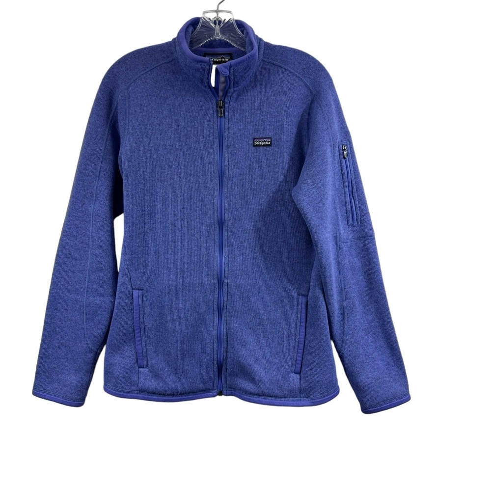 PATAGONIA Womens Better Sweater Full Zip Fleece Jacket 25541 Blue Size M